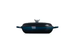 Каструля Le Creuset Signature Cast Iron Shallow Casserole 30 см Nuit (21180301294475) - мініатюра 3