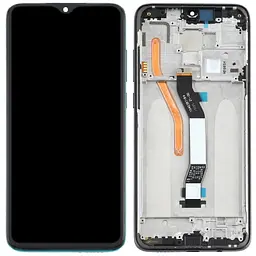 Xiaomi Redmi Note 8 Pro Single Sim чорний, оригінал PRC, з рамкою зеленого кольору, Green