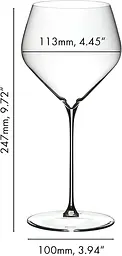 Набір келихів для білого вина Riedel Veloce Chardonnay 690 мл 2 шт. (6330/97) - мініатюра 5