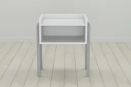 Тумба модульна Ferrum-decor Джузі 540x450x320 метал Сірий ДСП Білий 16 мм (FRD-102982) - мініатюра 4