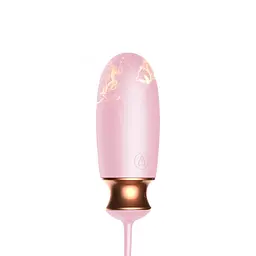 Віброяйце Vibrating Silicone Love Egg Pink, USB, 10 Function, Heating, Voice Control - мініатюра 10