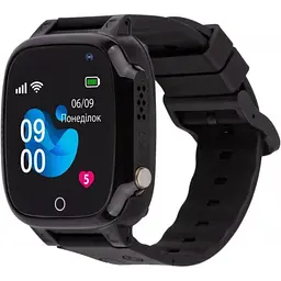 Smart Watch AmiGo GO008 MILKY GPS Wi-Fi Black UA UCRF