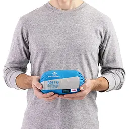 Вкладиш в спальник Sea to Summit Breeze Lightweight Liner, Rectangular w/ Pillow Sleeve 198 Синій - мініатюра 5