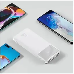 Умб Baseus Bipow Digital Display Power Bank 10000mAh 2USB/1Type-C, PD/QC, 20W, 3A (PPDML-L02) 000008644-up - мініатюра 2