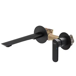 Змішувач для умивальника Koer KB-16028-05 вбудований KR5298 Чорний матовий - мініатюра 2