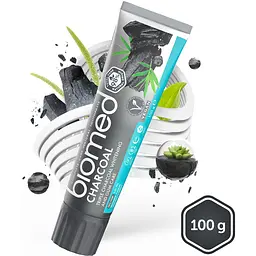 Зубна паста Biomed Charcoal Антибактеріальна відбілююча з вугіллям 100 г - мініатюра 5