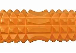 Масажний ролик EasyFit Grid Roller 33 см v.1.2 Помаранчевий (EF-2022-OR) - мініатюра 2