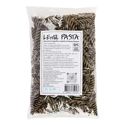Макаронні вироби Healthy Generation LEntil Pasta із чорної сочевиці Спіраль 300 г - мініатюра 3