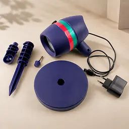 Вуличний новорічний лазерний проектор Star Shower Motion Laser Light - мініатюра 4
