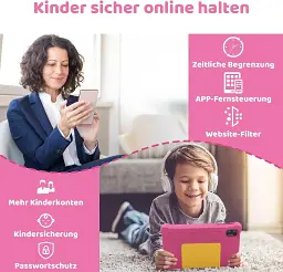 Планшет 7" Smart Life TK707 2+3/32Gb 4 ядра Android 13 2500 mAh Pink - мініатюра 5
