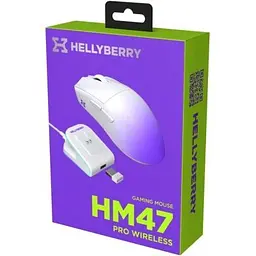 Мишка Hator Hellyberry HM47 Pro RGB Wireless/Bluetooth/USB White/Violet (HM47PRO_white_violet) - мініатюра 9