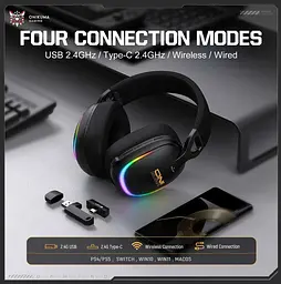 Навушники Onikuma GT805 Black - мініатюра 4