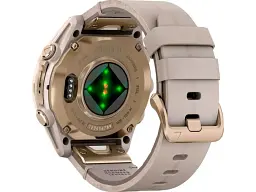 Спортивний годинник Garmin Fenix 8 43mm AMOLED Sapphire Soft Gold with Limestone Leather Band (010-02903-40) - мініатюра 6