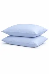 Комплект наволочок Ecotton 50х70 см із сатину 2 шт (арт. 14-4206) Pearl Blue світло-блакитний (24735)