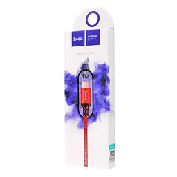 Кабель Hoco X14 Times speed Micro charging cable, ( L-1M ) Black & Red - мініатюра 2