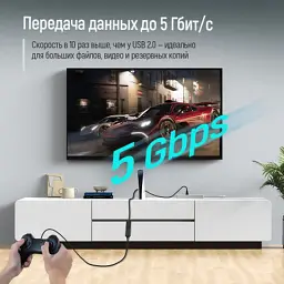 Дата кабель USB 3.0 AM/AF 1.8m black ColorWay (CW-CBUF075-BK) - мініатюра 9