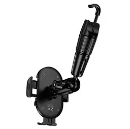 Холдер Hoco H88 Rally ultra-thin car holder(rear view mirror) чорний - мініатюра 3