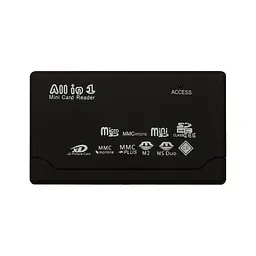 Зчитувач флеш-карт Atcom TD2031 USB 2.0 ALL IN 1 - (Memory Stick (MS) , Secure Digit (10731)