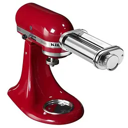Набір з 3 насадок KitchenAid для розкочування тіста, спагетті, фетучіні колір нержавіюча сталь (5KSMPRA) - мініатюра 6
