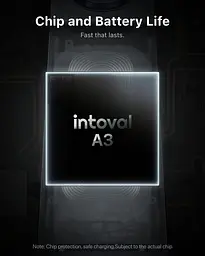 Бездротова зарядна станція Intoval A3 3в1 для iPhone Apple Watch та AirPods з швидкою зарядкою 15 Вт чорна (SKU-063) - мініатюра 6