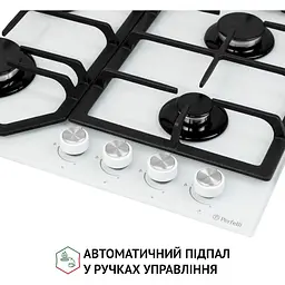 Варильна поверхня Perfelli HGG 61424 WH біла - мініатюра 6