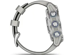 Спортивний годинник Garmin Descent Mk3 43 mm Stainless Steel with Fog Gray Silicone Band (010-02753-04/03) - мініатюра 5