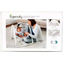 Крісло-гойдалка Ingenuity ConvertMe Swing-2-Seat (12055) - мініатюра 6