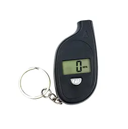 Манометр (тестер тиску шин) цифровий LCD дисплей чорний (G0001637) - мініатюра 3