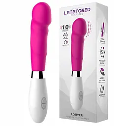 Вібратор Latetobed Louver, 20.3 см (рожевий) - мініатюра 2