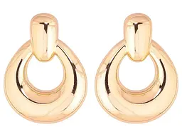 Сережки Xuping пусети позолота 18K "Об'ємні кільця" 285922
