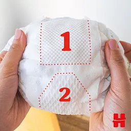 Набір підгузків Huggies Extra Care Box 3 (6-10 кг), 96 шт. + вологі серветки Huggies Pure без пластику 48 шт. - мініатюра 5