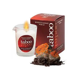 Масажна свічка Ruf Taboo Jeux Interdits для чоловіків з ароматом афродизіаку дикого лишайника, 60 г