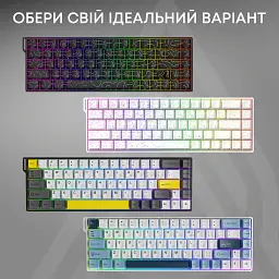Клавіатура Ajazz AK680 V2 Ice Island Magnetic Switch USB Black (AK680-V2-I-S-B) - мініатюра 5