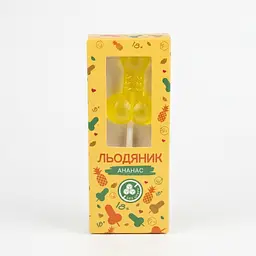 Льодяник HOT у формі пенісу зі смаком ананасу без цукру