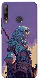 TPU чохол Demsky The witcher ciri для Huawei P40 Lite E / Y7p (2020)