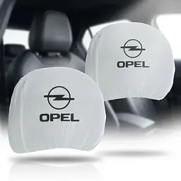 Чохол підголівників OPEL білі 2 шт