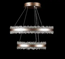 Світлодіодна люстра Splendid Ray LT9890/2 LED кава-біла з пультом і димером 288W - мініатюра 2