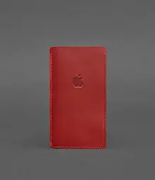 Шкіряний чохол для iPhone 11 Червоний - мініатюра 2