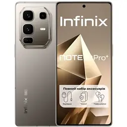Смартфон Infinix Note 50 Pro+ 5G X6856 12/256Gb Titanium Grey UA UCRF