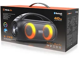 Портативна акустика REAL-EL X-745 Black (EL121600012) - мініатюра 4