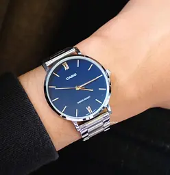 Чоловічий годинник Casio MTP-VT01D-2B Сріблястий ( AT1141-0328 ) - мініатюра 3