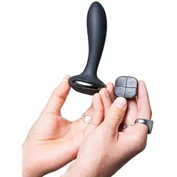 Анальна вібропробка Hot Octopuss PleX з flex Treble and Bass Technology 2 мотора пульт ДК - мініатюра 5