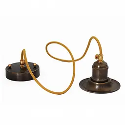 Підвіс латунний Small hat, PikArt арт. 954 Коричневий - мініатюра 2