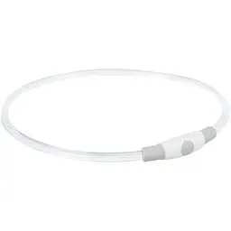 Нашийник для собак Trixie Flash Light Ring USB миготливий силіконовий S–M 40 см/8 мм синій-зелений-червоний