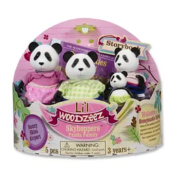 Набір фігурок Li'l Woodzeez Сім'я Панд 4од книжка EN det0018377 - мініатюра 7