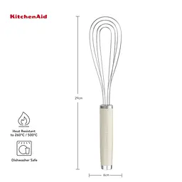Вінчик KitchenAid Coreline, 29,3 см, кремовий (KAG062OHACE) - мініатюра 2