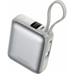 Зовнішній акумулятор Choetech B832-GO 10000mAh 35W Silver [156580]
