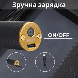 Тример для стрижки VGR V-179 універсальний професійний акумуляторний з насадками, чорний VGR HP-V-179 - мініатюра 6