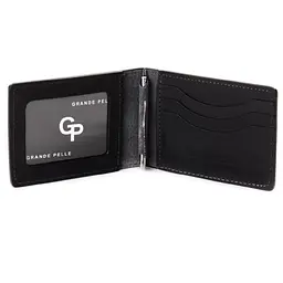 Затискач-портмоне GRANDE PELLE 11х8х0.5 см acs0032124 - мініатюра 2