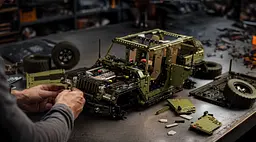 Конструктор Nifeliz Позашляховик Jeep Wrangler Willys 4x4 Off-Road (NF10324) - мініатюра 13
